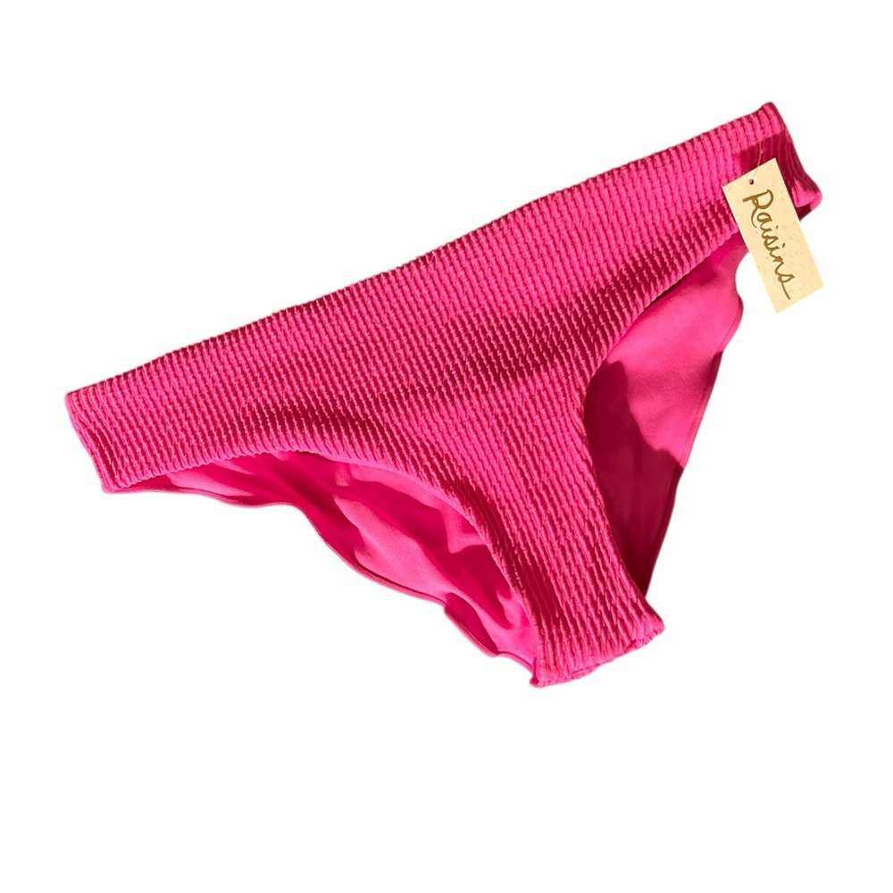 Raisins Hot Pink Ribbed Swimwear‎ Size XL